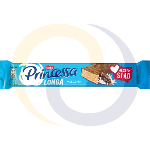 Princessa Longa Wafel Gelaagd met Cacaocrème Bedekt met Melkchocolade 40 g