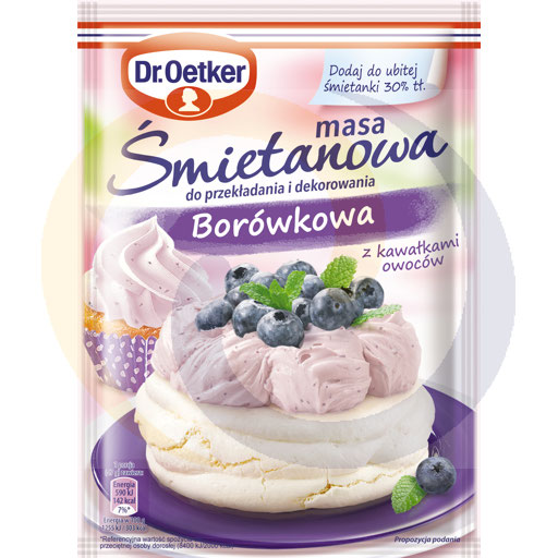 Dr. Oetker bosbessen-roomvulling 65g