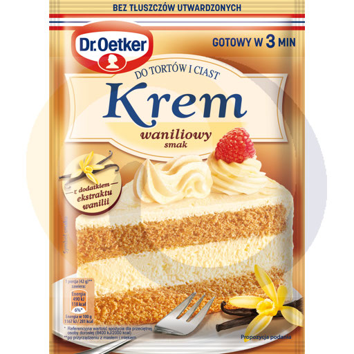 Доктор Эткер ванильный крем для тортов и выпечки 105г/20шт