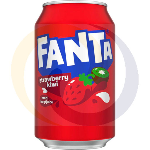 Fanta aardbei bruisende drank 0,33l