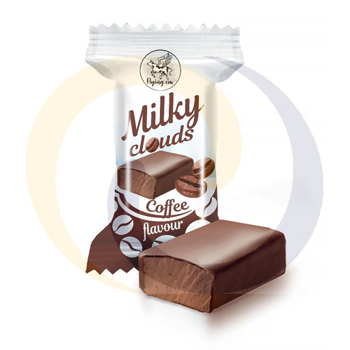 Milky Clouds koffie smaak 1kg Aim Foods