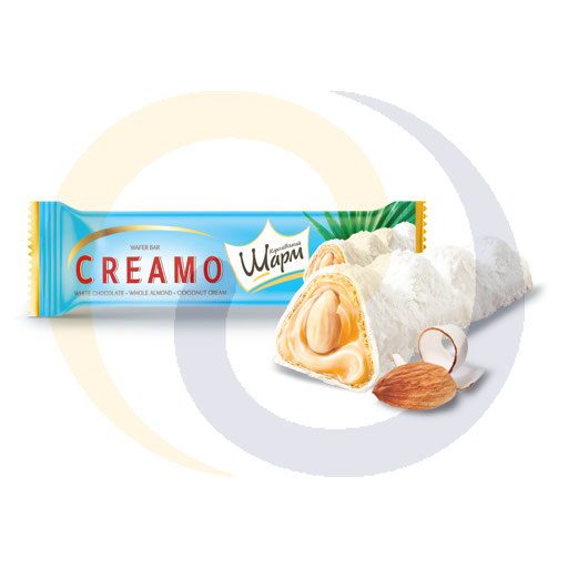 Creamo Bar met Amandel en Kokos. 29g Aim Foods