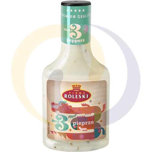 Roleski saus drie pepers 305g