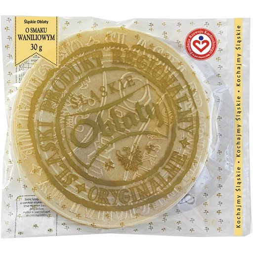 Vanillegeurende Silezische Oblaten 30 g
