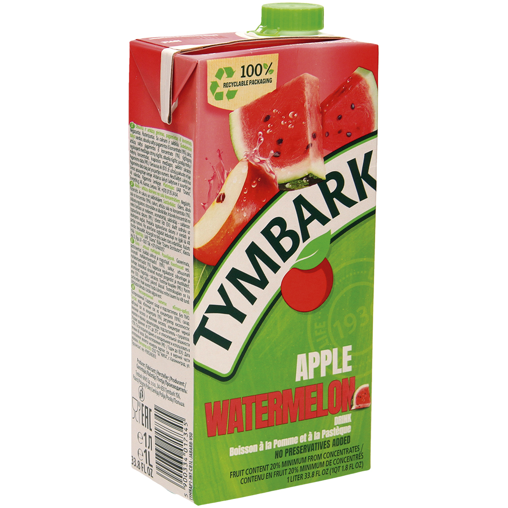 Tymbark appel-watermeloen drank