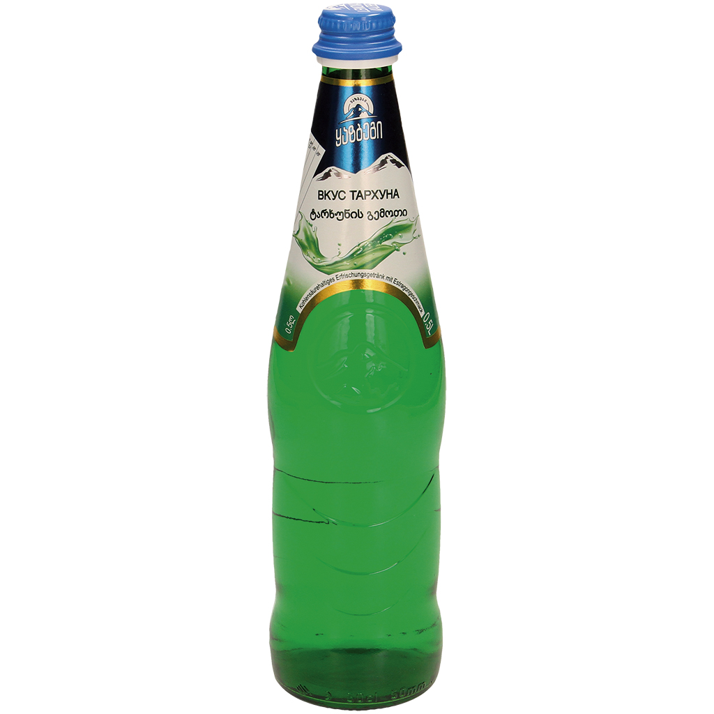 Koolzuurhoudende verfrissingsdrank met dragon smaak.