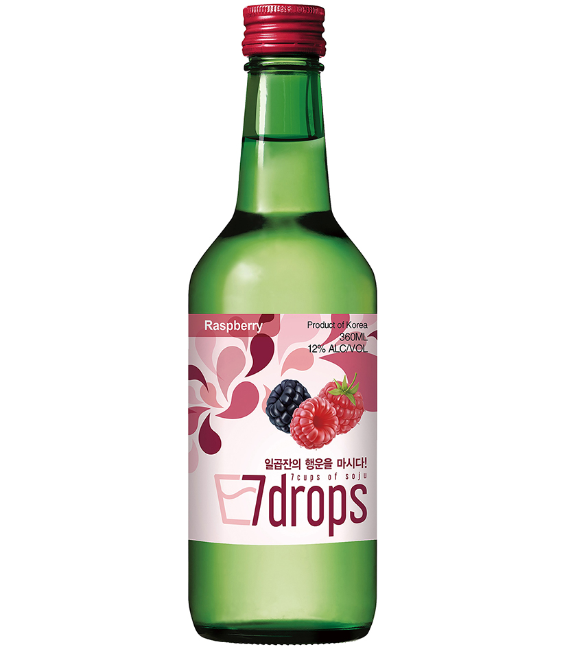 7 DROPS Soju framboos 12% 20x360ml