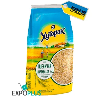 HUTOROK WHEAT GROATS POLTAVSKA (20X800G)PSHENKA