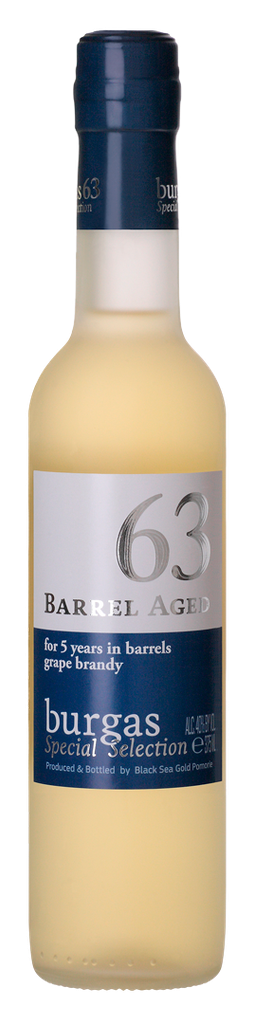 Grape Brandy BURGAS 63 BARREL 0,5l/40%