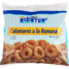 Inktvisringen Gepaneerd 500g