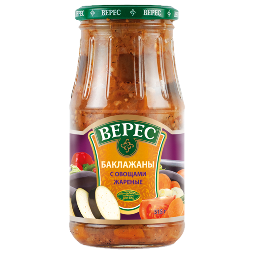 Баклажаны с овощами жареные