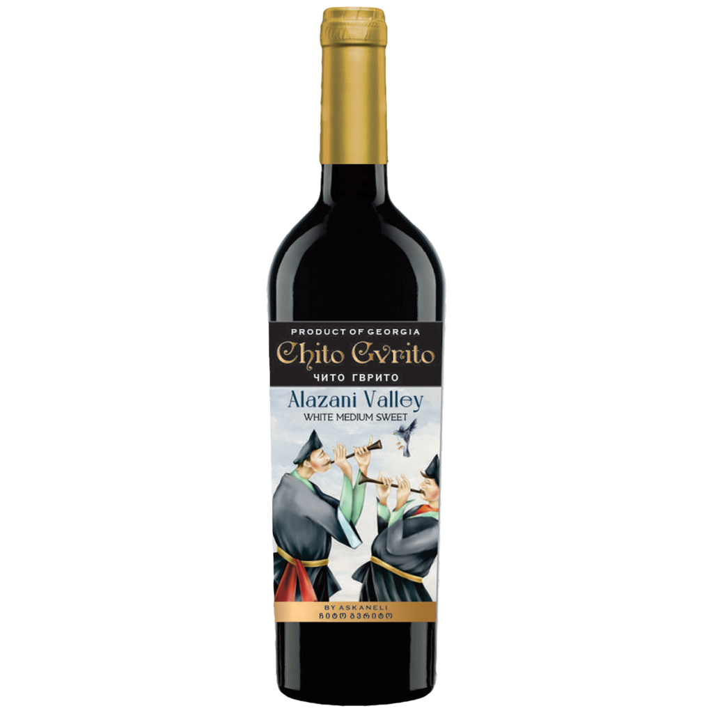 "CHITO GVRITO" Алазанская долина Грузинское белое полусладко