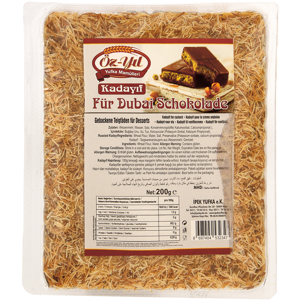 Нити из печеного теста для десертов "Кадаиф" (для Дубайского