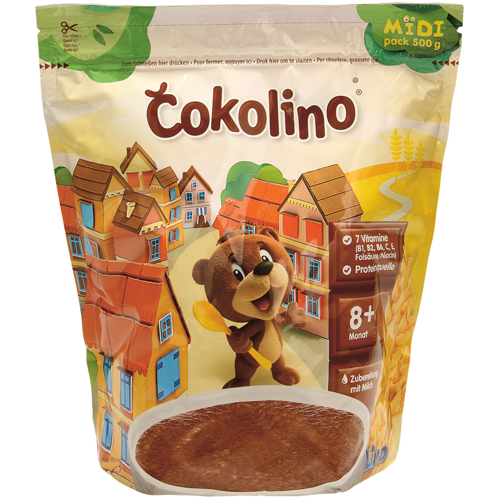 Cokolino granenpap chocoladesmaak vanaf 8 maanden