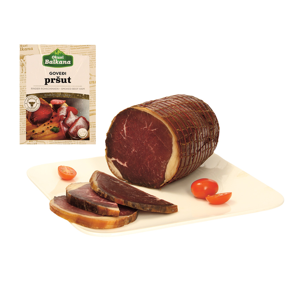 Halal rundervlees rauwe ham, 75 dagen luchtgedroogd