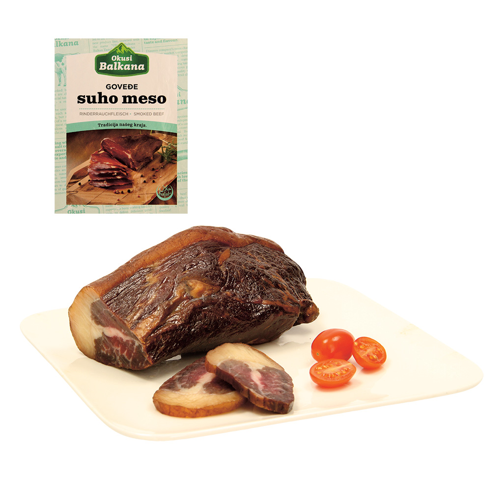 Halal runderrookvlees, gezouten, 50 dagen luchtgedroogd