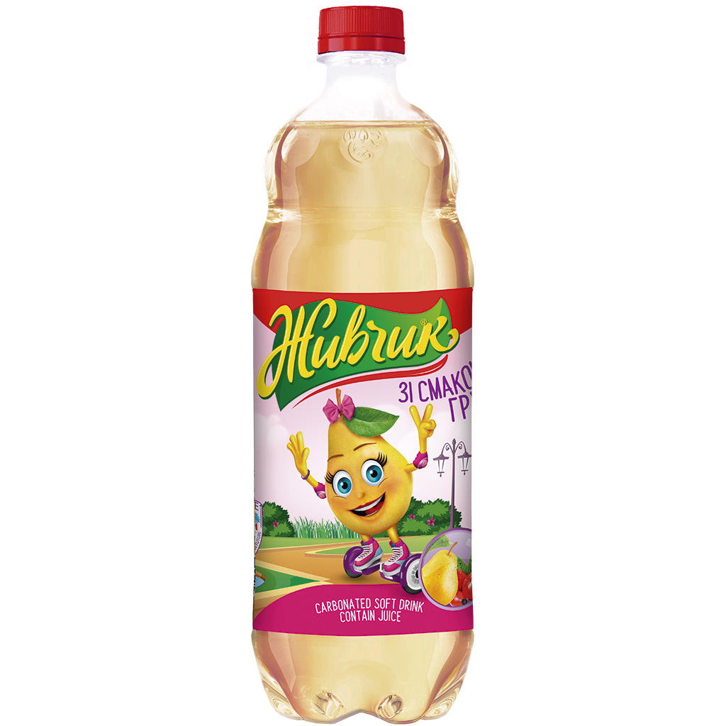 "ZHIVCHIK" Напиток сильногазированный со вкусом груши