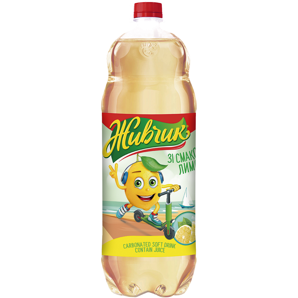 "ZHIVCHIK" bruisend verfrissend drankje met citroensmaak.