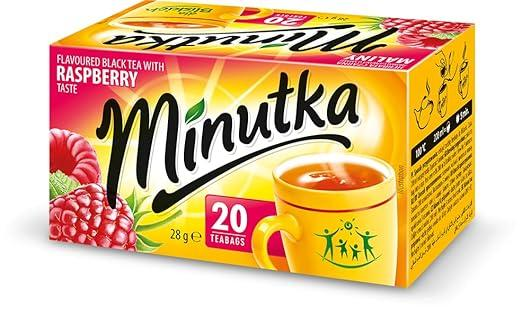 Минутка Малина Черный Чай 28 г (20 Чайных Пакетов)