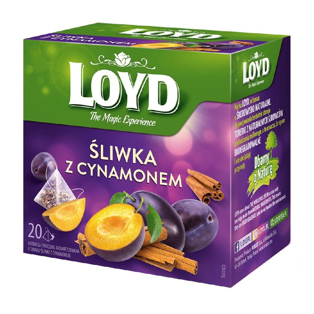 Loyd Gekruide Fruitthee met Pruimen- en Kaneelsmaak 40 g