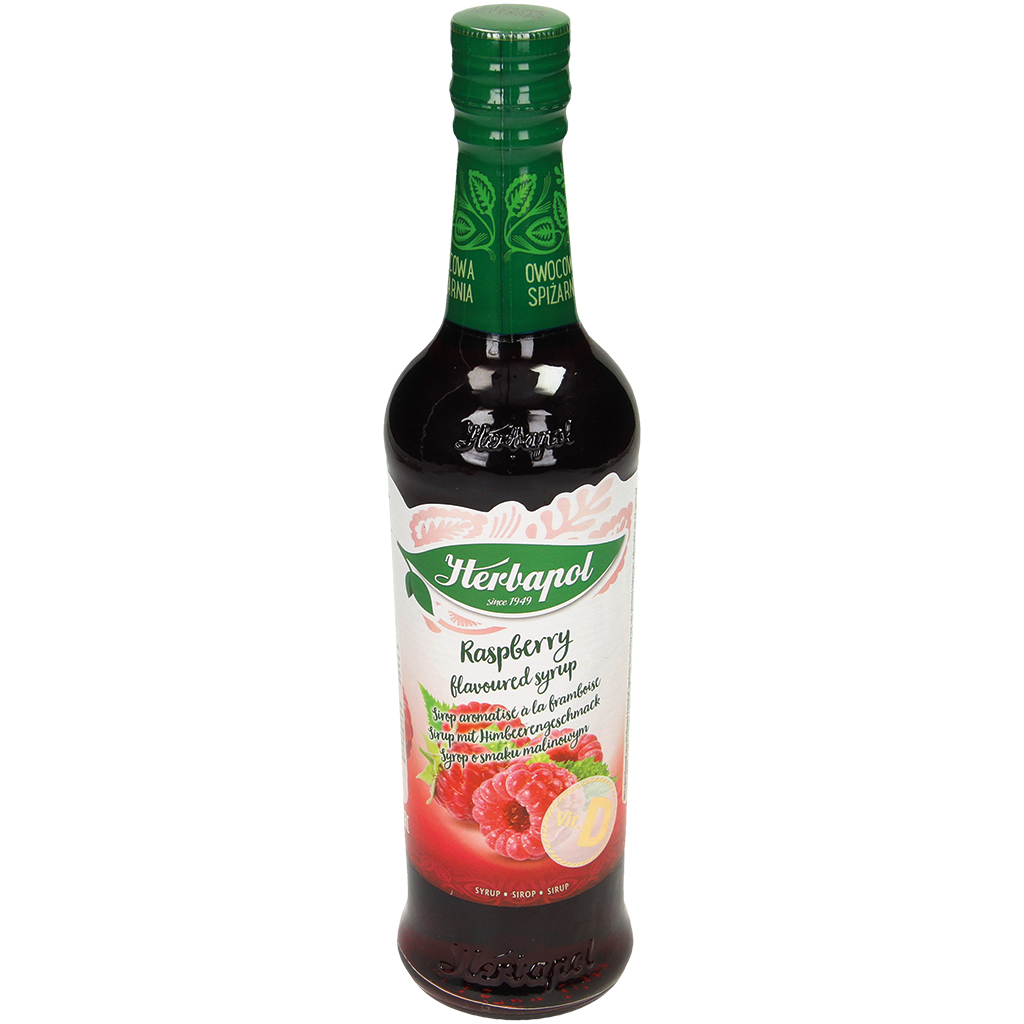 Siroop met frambozensmaak