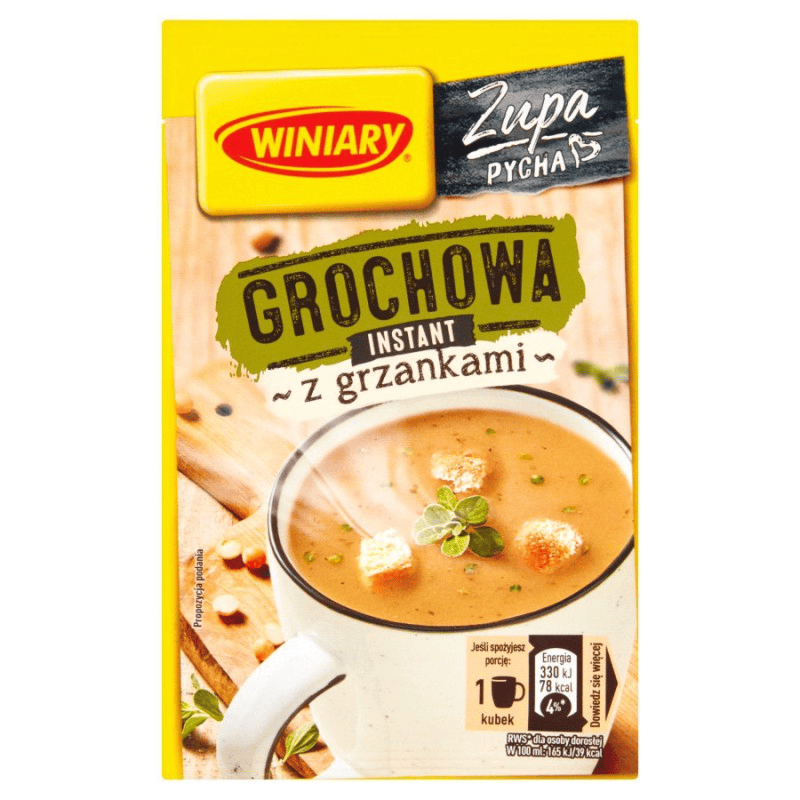 Суп быстрорастворимый Winiary с горохом и гренками 22 г