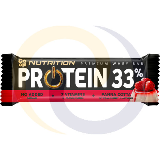 Go On NProtein reep 33% Pan.Cota Aardbei 50g