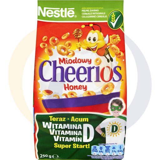 Nestlé Cheerios Honing Cereal Ringetjes met Honing 250 g