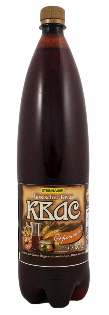 Verfrissingsdrank op basis van gerst-roggemoutextract "Kwas Okroschetschnyj"