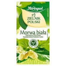 Травяной чай Herbapol Zielnik Polski с белой шелковицей, диетическая добавка, 40 г (20 x 2 г)