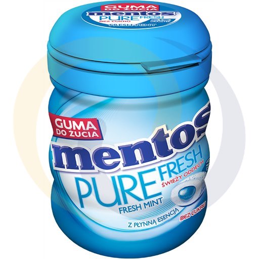 Mentos Pure Fresh Verse Munt Suikervrije Kauwgom 60 g
