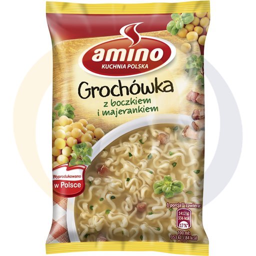 Amino Instant Erwtensoep met Spek en Marjolein 65 g