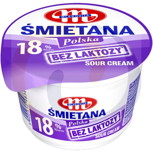 Poolse Room 18% zonder lactose 200g / 12st Mlekovita