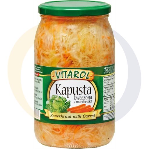 Vitarol Zuurkool met wortelen 900g