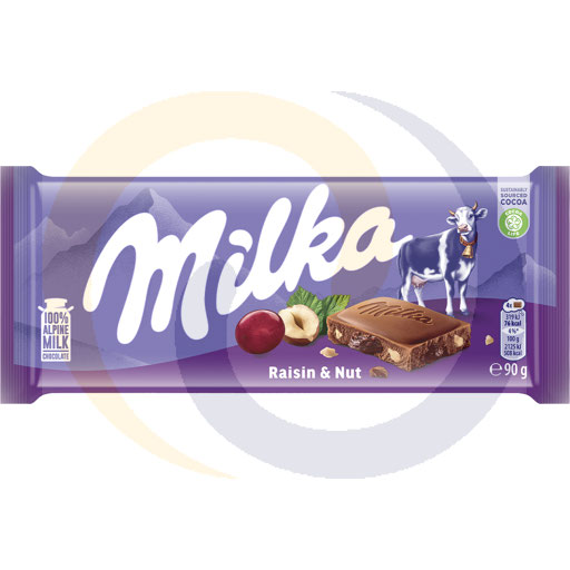 Milka chocolade rozijnen