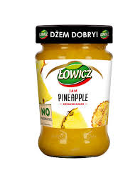 Джем ананасовый Łowicz 280 г / 8 шт E Agros Nova
