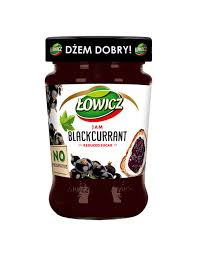 Джем черносмородиновый Łowicz 280г / 8шт E Agros Nova