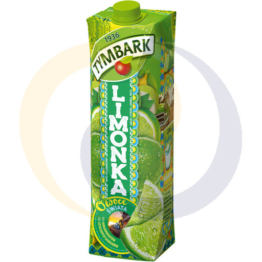 Напиток Фруктовый Świata лайм с мятой. 1,0л E Tymbark