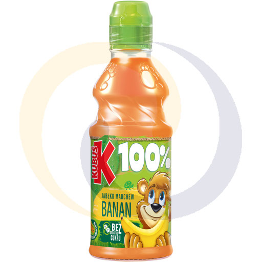 Sokuś sap 100% banaan, wortel, appels, 300ml /12st, E Maspex