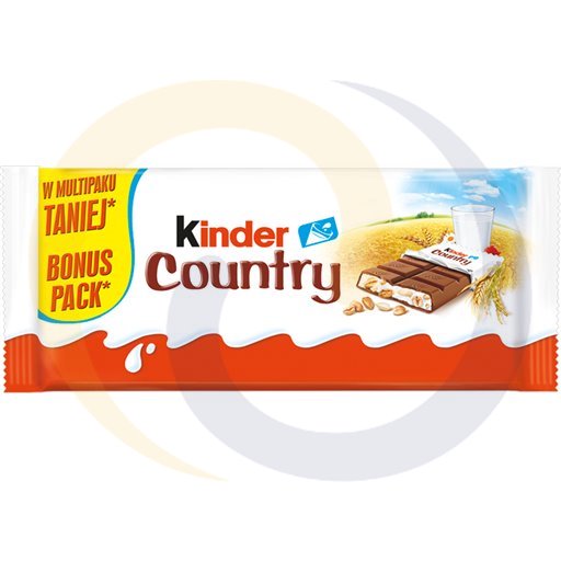 Kinder Country Melkchocolade met Melkvulling en Granen 94 g