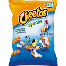 Cheetos Spiralen Kaas met Ketchup Geparate Maïschips 130 g