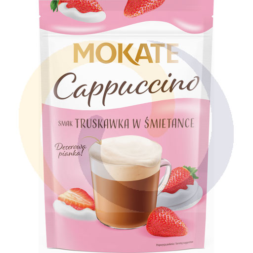 Мокате Капучино со вкусом клубники и сливок 110 г