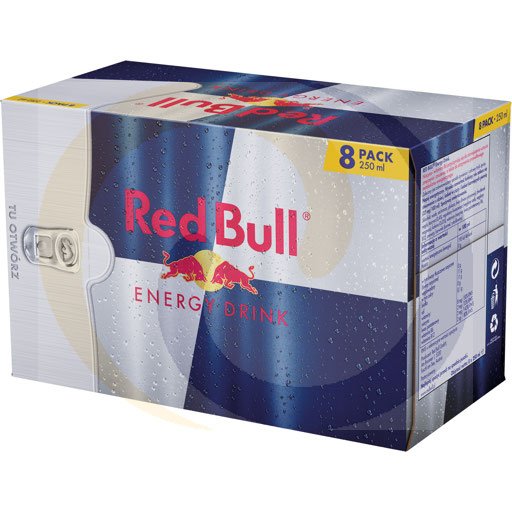 Энергетический напиток Red Bull банка 0,25л * 8шт / 3упк Red