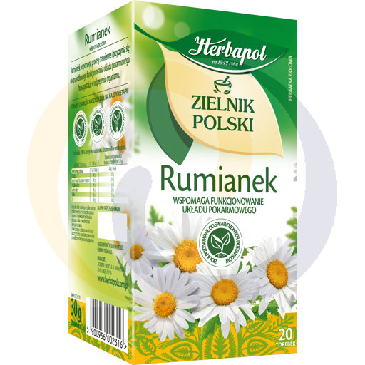 Kruidenonderzoeker Poolse Kamille Thee 20t/12st Herbapol Kr