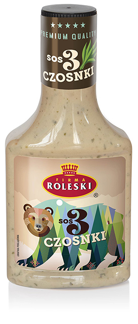 Sauser 3 knoflook 310g Roleski