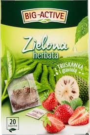 Herbapol groene thee aardbei & graviola 30g