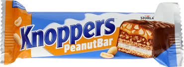 Knoppers wafelreep met karamel 40g