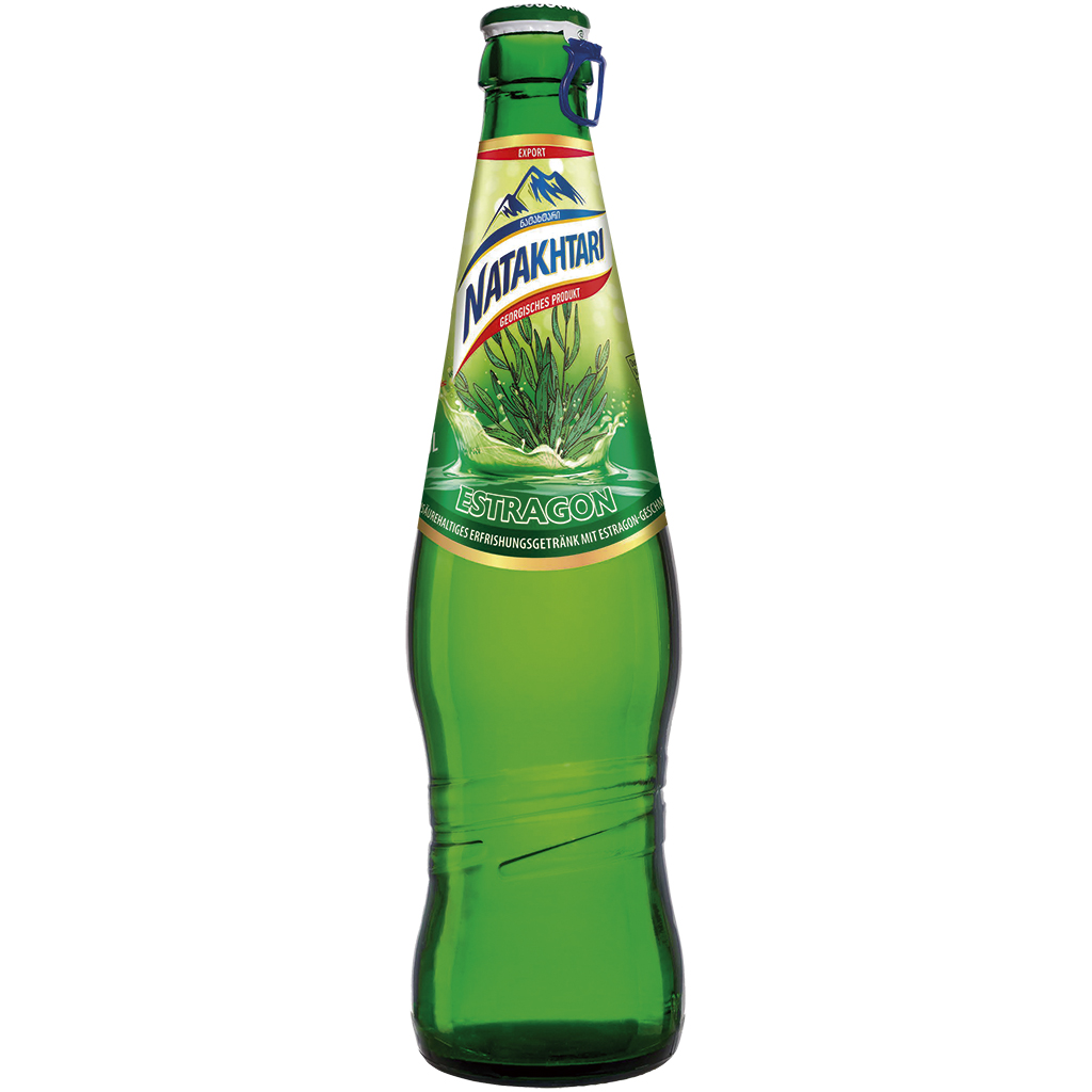 Koolzuurhoudende verfrissende drank met dragon-smaak "Natakhtari"