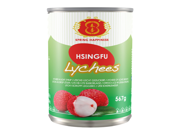 Lychees op Lichte Siroop