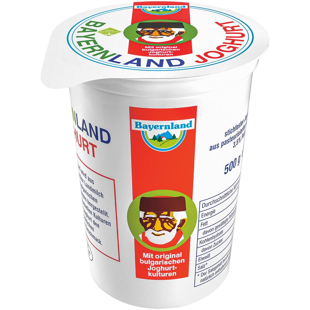 Bayernland Stevige Yoghurt van gepasteuriseerde koemelk, 3,5
